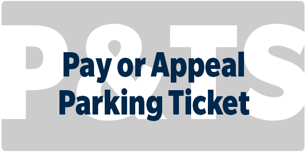 Pay or Appeal a Parking Ticket Button