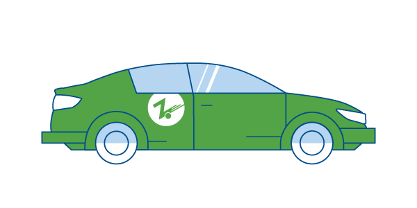 Green Car for Zipcar Carshare Program